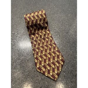 Brooks‎ Brother Makers Silk Tie Shoes Novelty